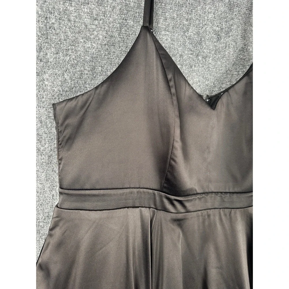 Torrid Womens Satin Fit and Flare Cocktail Dress 20 Black Sweetheart Formal LBD - Picture 11 of 15